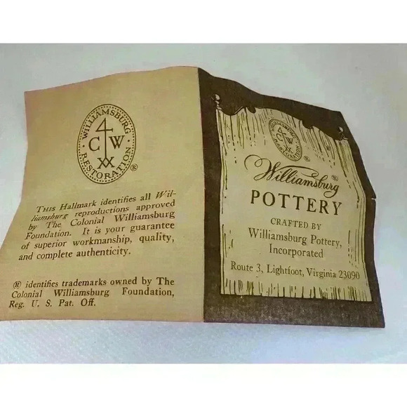 Williamsburg Pottery Pitcher Set Vintage Colonial Stoneware Blue Salt Glaze USA - Picture 2 of 16